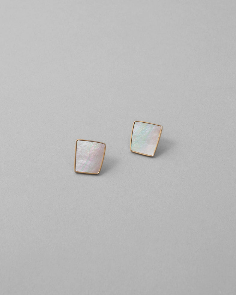 RADEN Earrings Square Peach