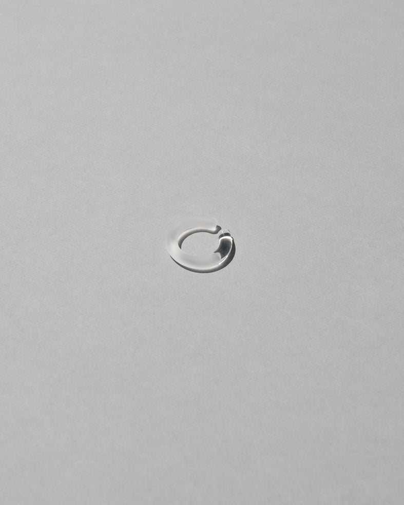 HOTOLI Single Ear Cuff Round Clear