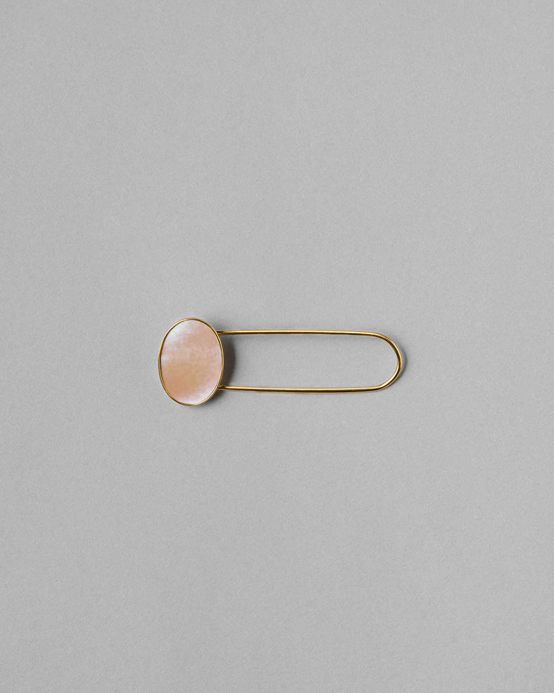 RADEN Brooch Oval Peach
